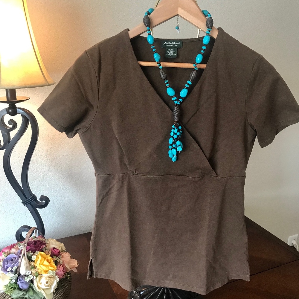 Eddie Bauer vintage surplice tee